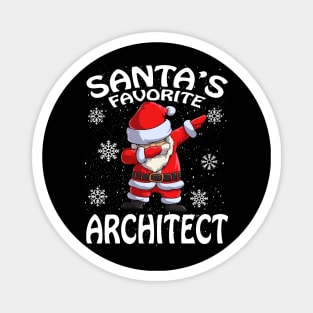 Santas Favorite Architect Christmas Magnet